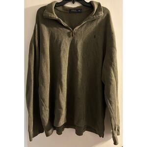 Polo Ralph Lauren - Luxury Jersey Quarter Zip Pullover - Size XXL